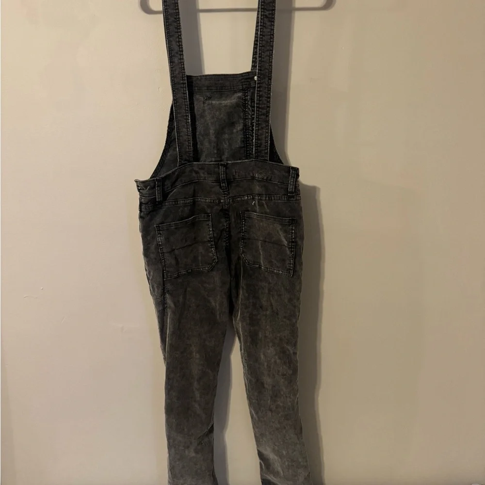 Free People Charcoal Denim Overalls - Picture 4 of 5